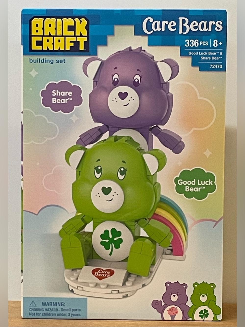 Brickcraft Care Bears Good Luck Bear & Share Bear Building Set